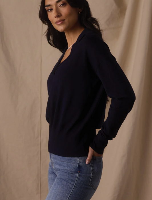 The Normal Brand Ravello Long Sleeve Polo - S2SRVLSP