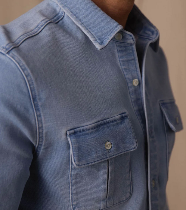 The Normal Brand Comfort Terry Jean Shirt Jacket - S1JCTJSJ