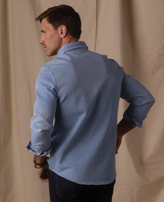 The Normal Brand Comfort Terry Jean Shirt Jacket - S1JCTJSJ