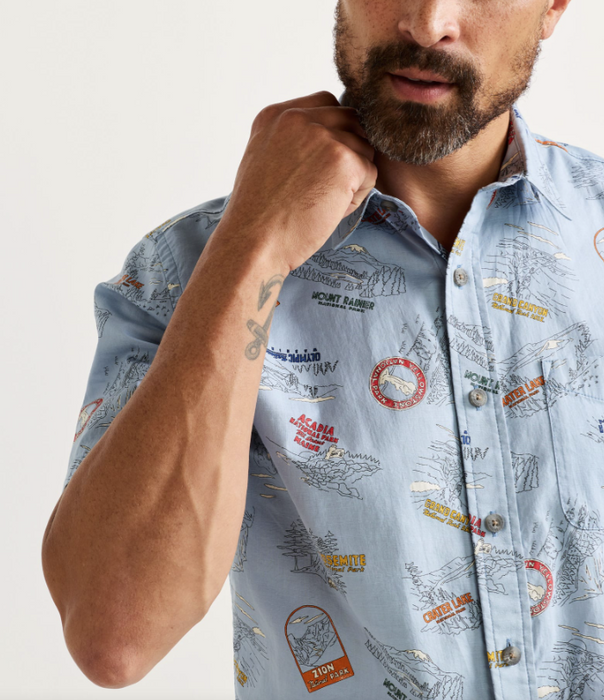 Pendleton Men's Short-Sleeve National Park Shoreline Shirt