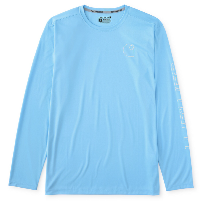 Carhartt Force Sun Defender Lightweight Long-Sleeve Logo Graphic T-Shirt 106164