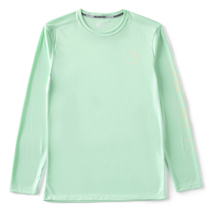 Carhartt Force Sun Defender Lightweight Long-Sleeve Logo Graphic T-Shirt 106164