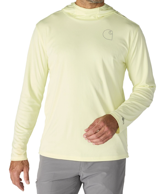Force Sun Defender™ Relaxed Logo Hoodie - UPF 50+ Long Sleeve - 2026 Colors