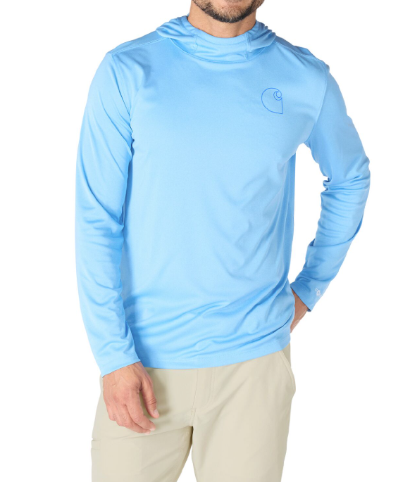 Force Sun Defender™ Relaxed Logo Hoodie - UPF 50+ Long Sleeve - 2026 Colors