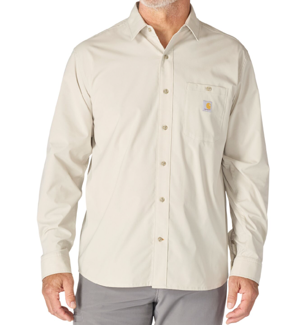 Carhartt Force Sun Defender Lightweight Long Sleeve Shirt - UPF 50+ Performance Fishing & Work Shirt