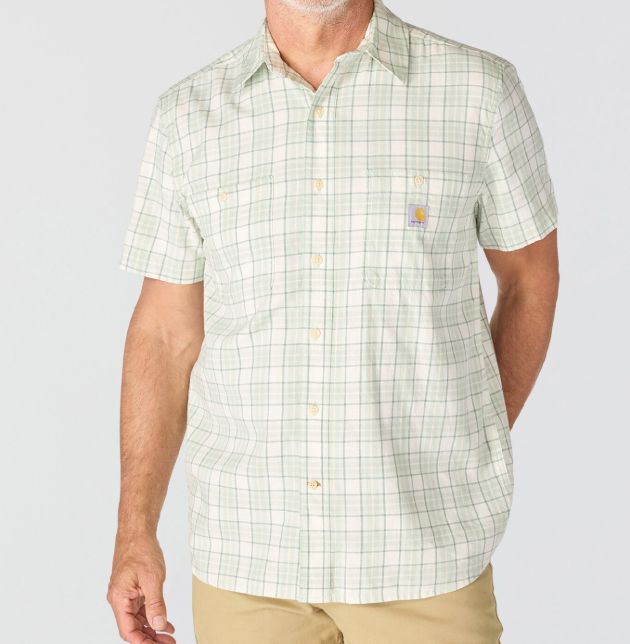 Carhartt Men's Bozeman Relaxed SS Plaid Shirt - 107272
