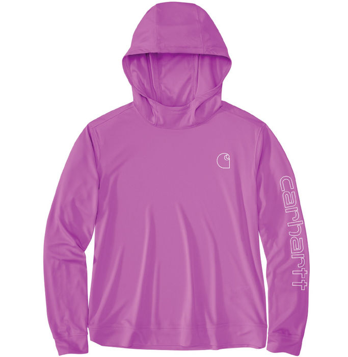 Carhartt Women's Force Sun Defender Long-Sleeve Hooded T-Shirt 106236