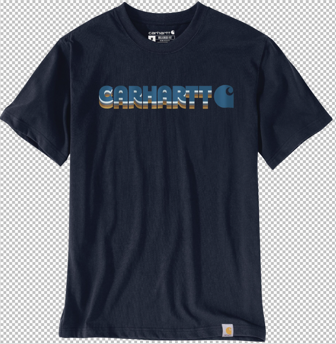 Carhartt Retro Layered Logo Graphic T-Shirt - Men's Short Sleeve Crew Neck