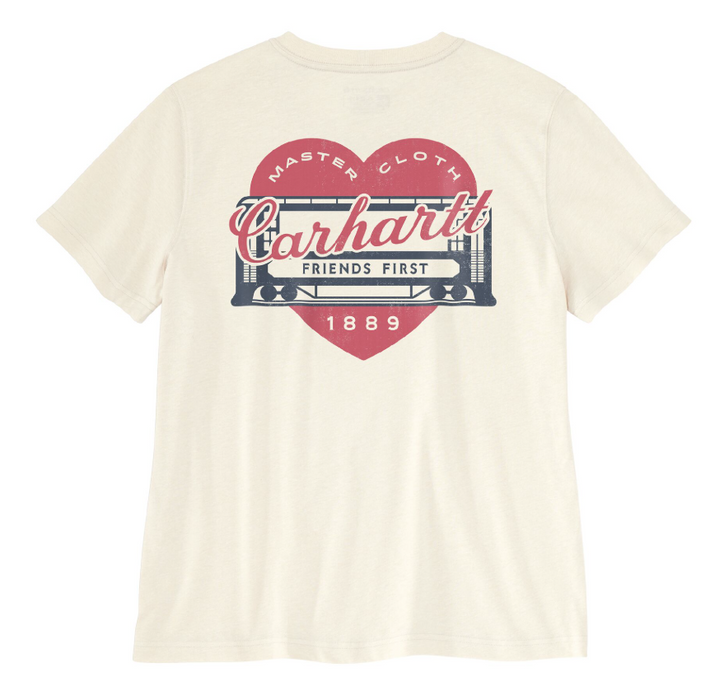 Carhartt Women's Irvine Relaxed Heritage Heart T-Shirt - 107534