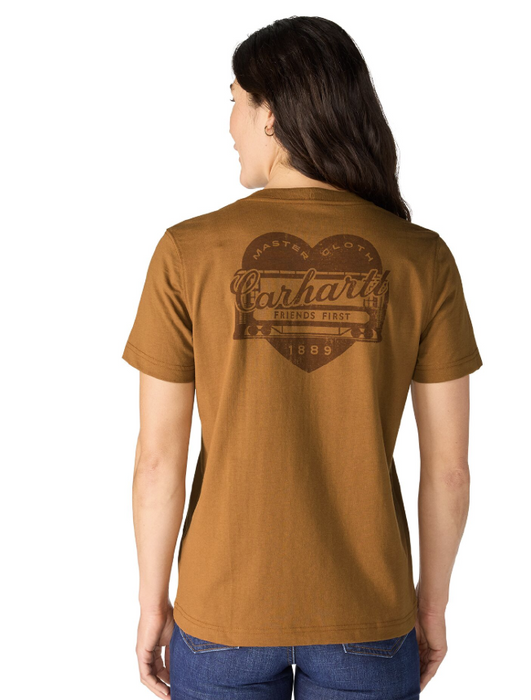 Carhartt Women's Irvine Relaxed Heritage Heart T-Shirt - 107534