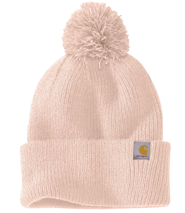 Carhartt Women's Knit Pom-Pom Cuffed Beanie - 106003 - CLOSEOUT