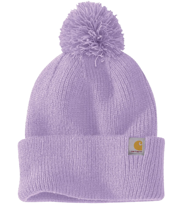 Carhartt Women's Knit Pom-Pom Cuffed Beanie - 106003 - CLOSEOUT