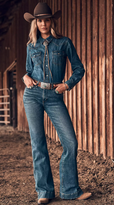 Women's Wrangler Retro® Bailey High-Rise Stretch Trouser Jean