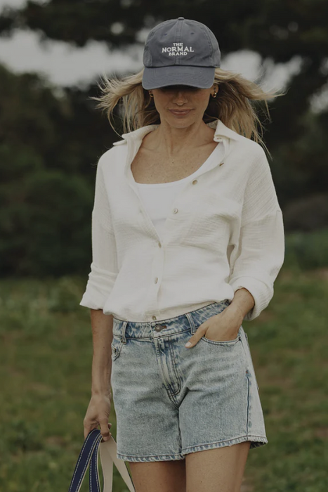 The Normal Brand Mid-Rise Denim Short – Medium Greyson Wash