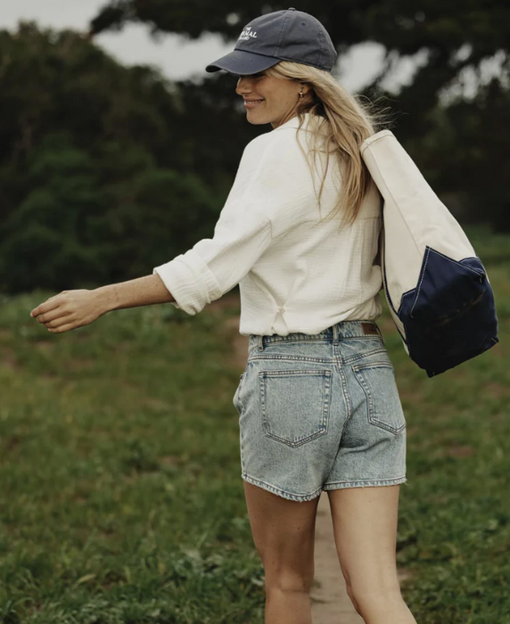 The Normal Brand Mid-Rise Denim Short – Medium Greyson Wash