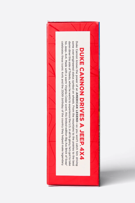 Duke Cannon Big Ass Brick of Soap® – Jeep® 4x4 Limited Edition