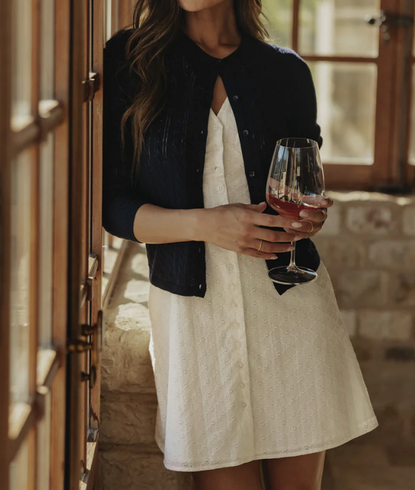 The Normal Brand Eyelet Camille Dress — S2VEYECD