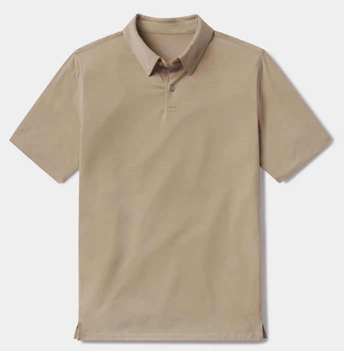 The Normal Brand LuxeJersey Button Down Polo – Breathable Performance Polo S1KLXCPL
