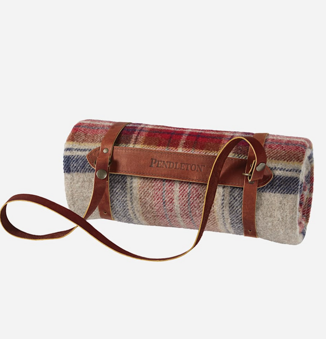 Pendleton Motor Robe Wool Steamer Throw with Carrier