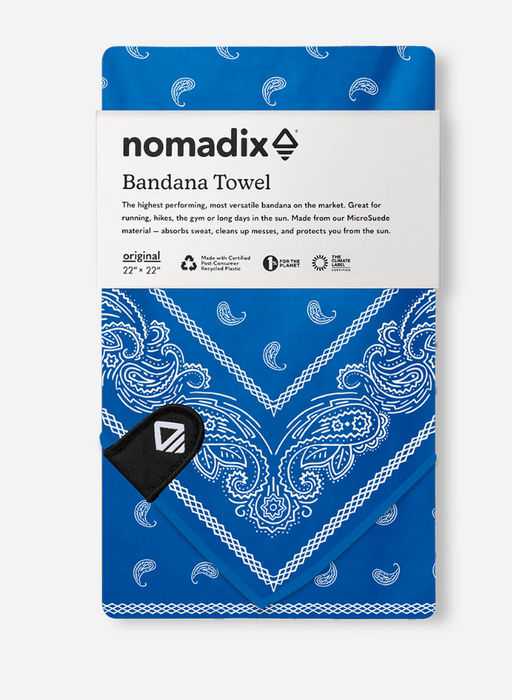 Nomadix UPF 50+ Bandana Towel - Ultra-Absorbent Quick-Dry Adventure Essential