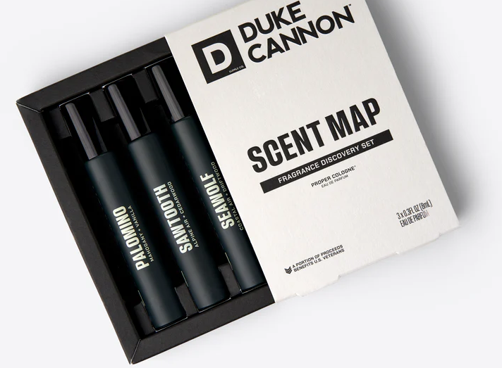 Duke Cannon Proper Cologne Discovery Set – Travel-Sized Trio