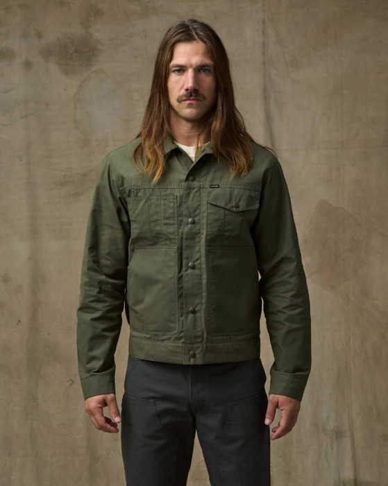 Ranger Short Cruiser Jacket - Lightweight Waxed Cotton Hip-Length Jacket for All Seasons 20291978