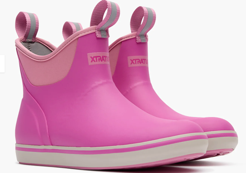 Xtra Tuff Women's Ankle Deck Boot | Waterproof Non-Slip Fishing Boot