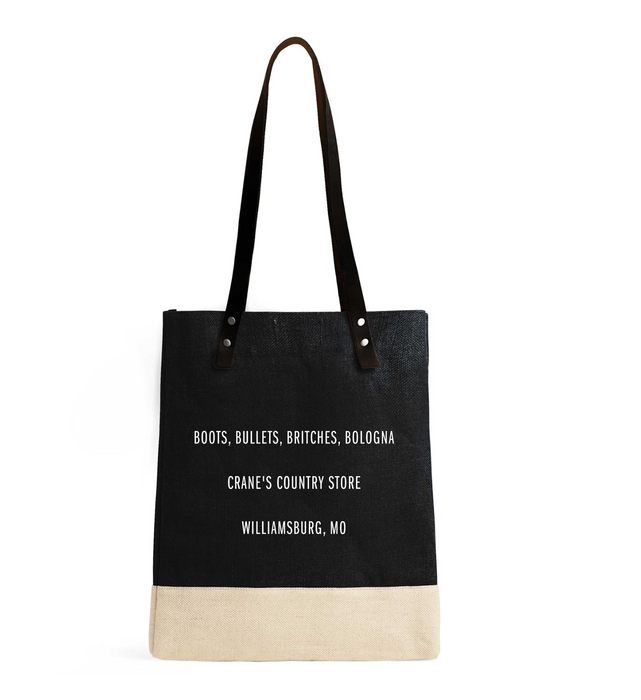 Apolis x Crane's Country Store Fair Trade Jute Wine Tote — Handcrafted in Bangladesh