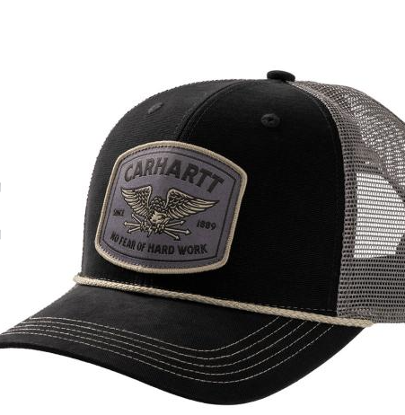 Carhartt Canvas Mesh-Back Oakland Eagle Cap