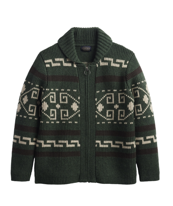 Pendleton Westerley Shawl-Collar Zip Cardigan