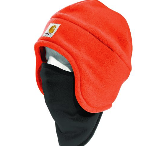 Carhartt 2-in-1 Fleece Hat with Pull-Down Face Mask