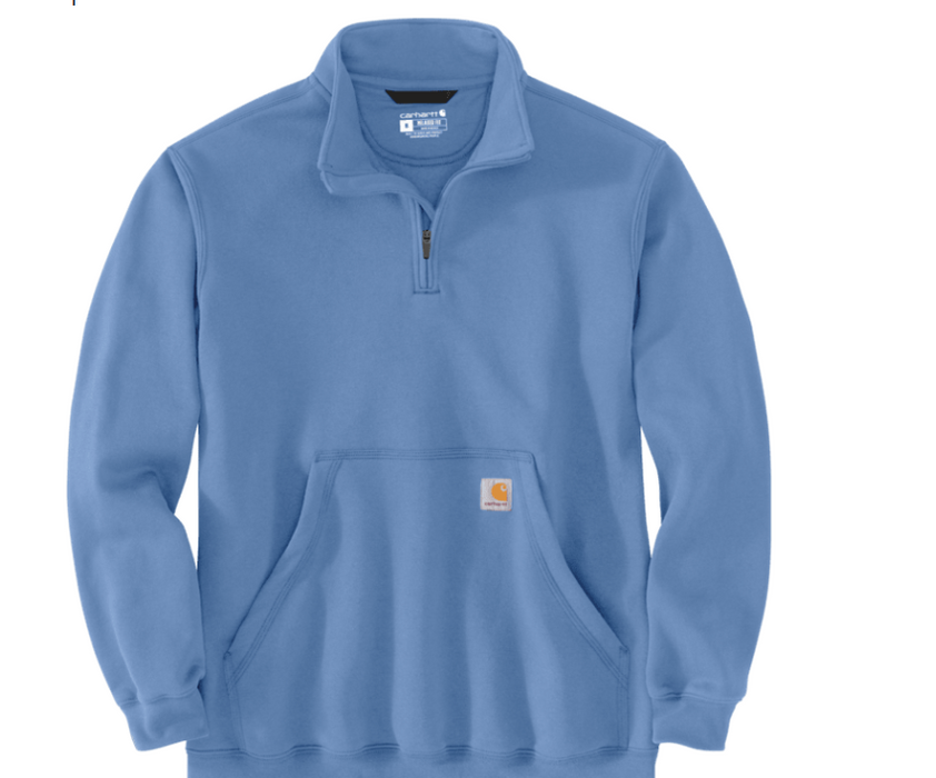 Loose Fit Midweight Quarter-Zip Mock-Neck Sweatshirt - 105294