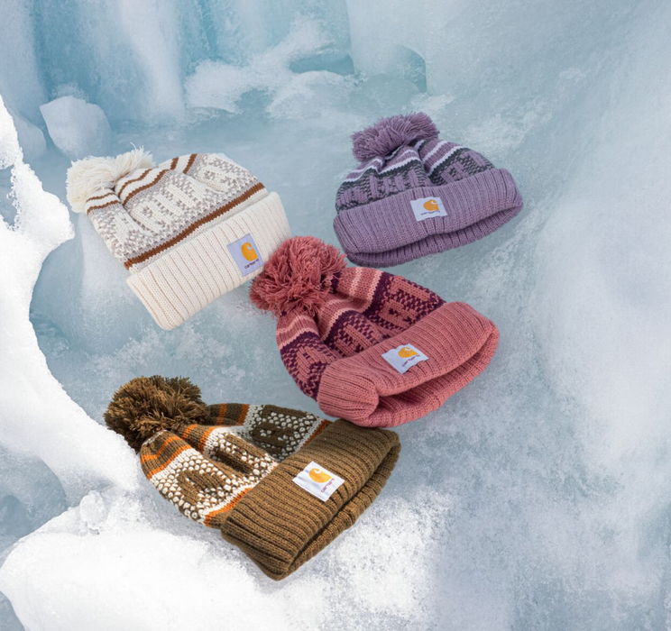 Carhartt Cuffed Beanie with Pom-Pom | 107738