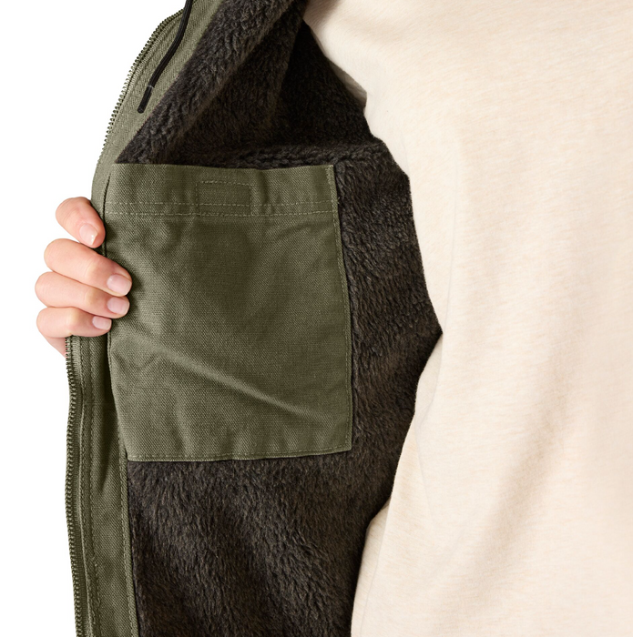 Carhartt Women's Sherpa-Lined Washed Duck Jacket - Level 3 Warmest Insulated Coat 104292
