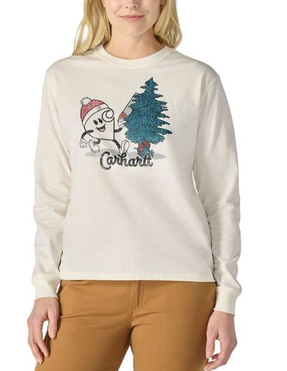 Carhartt Women's Irvine Loose Fit Nettie Winter Long-Sleeve T-Shirt