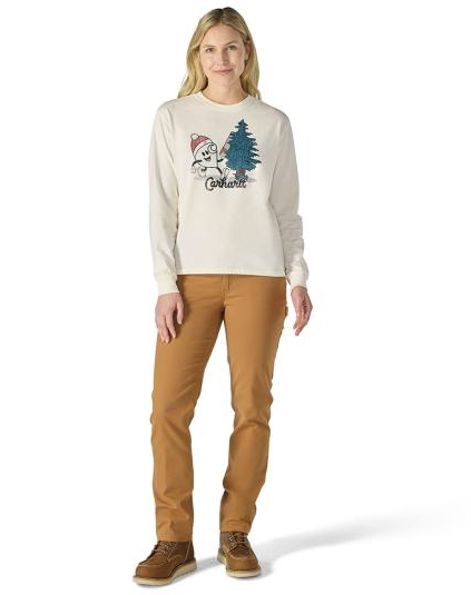 Carhartt Women's Irvine Loose Fit Nettie Winter Long-Sleeve T-Shirt
