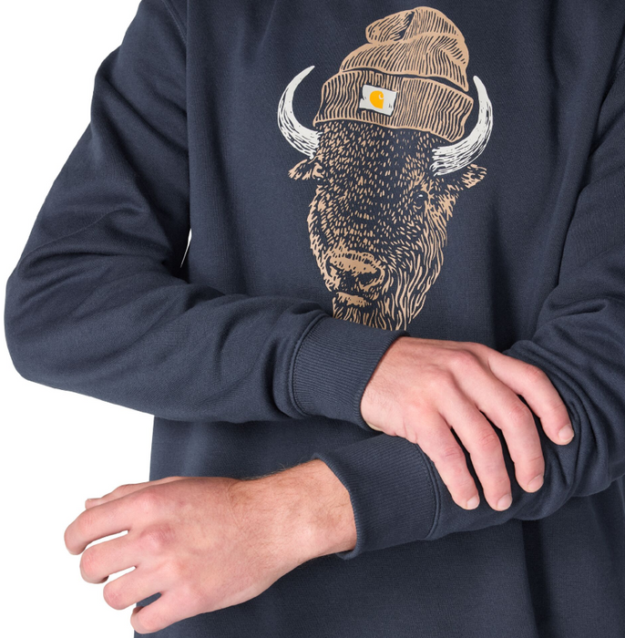 Carhartt Sawyer Bison Crewneck Sweatshirt 107732