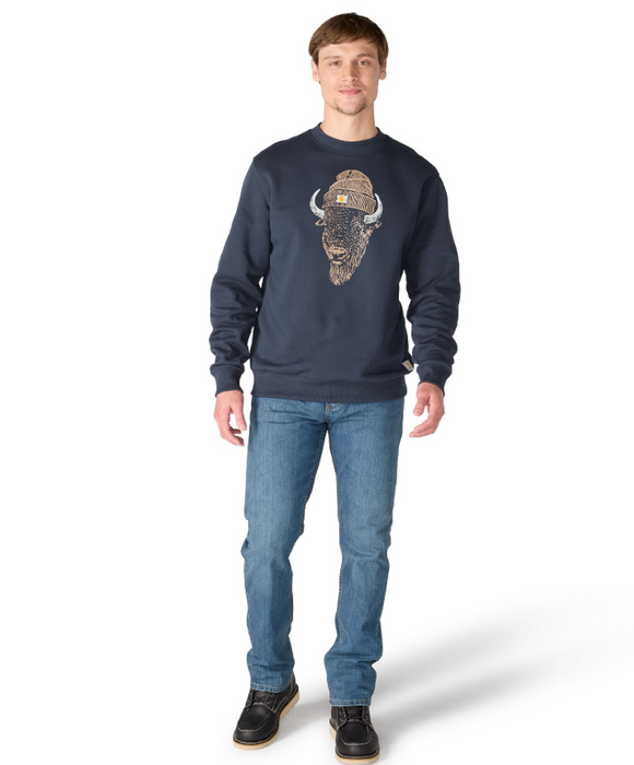 Carhartt Sawyer Bison Crewneck Sweatshirt 107732