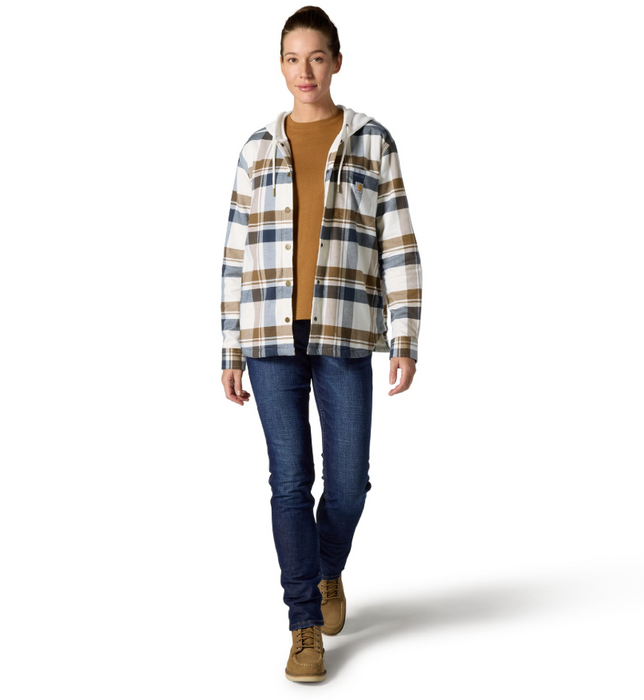 Carhartt Women's Hamilton Plaid Hooded Shirt Jac – Rugged Flex™