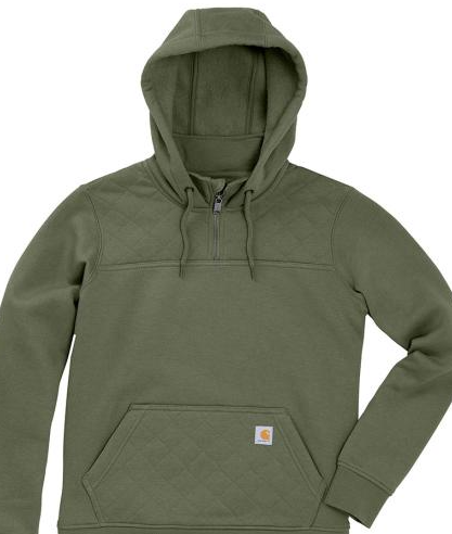 Carhartt Women's Paxton Quilted Quarter-Zip Sweatshirt