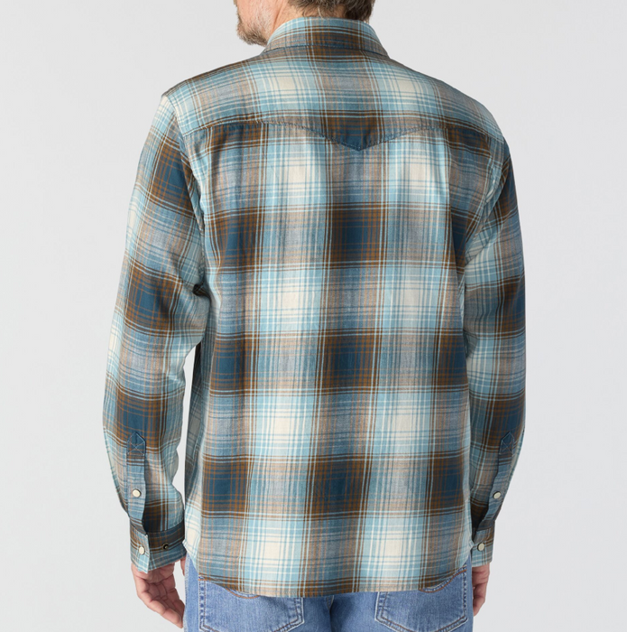 Carhartt Montana Rugged Flex Relaxed Fit Lightweight Long-Sleeve Snap-Front Plaid Shirt - 107016