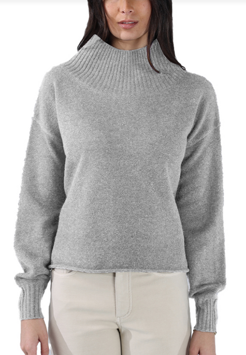 The Norma Brand ARVADA HI-NECK SWEATER - Umber
