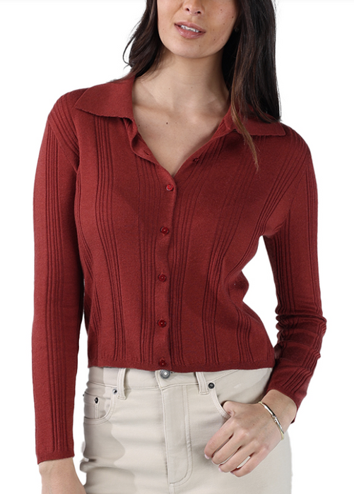The Normal Brand Ravello Knit Button Up