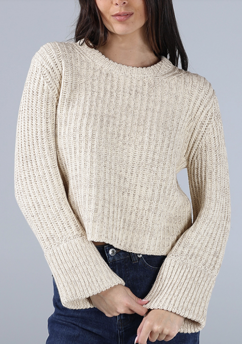 The Normal Brand Willow Marled Crewneck Sweater