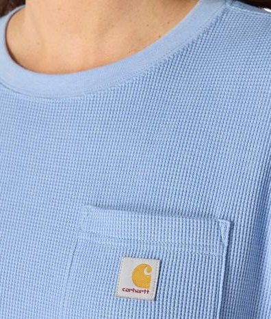 Carhartt Women's Loose-Fit Waffle Knit Long-Sleeve T-Shirt - 107745