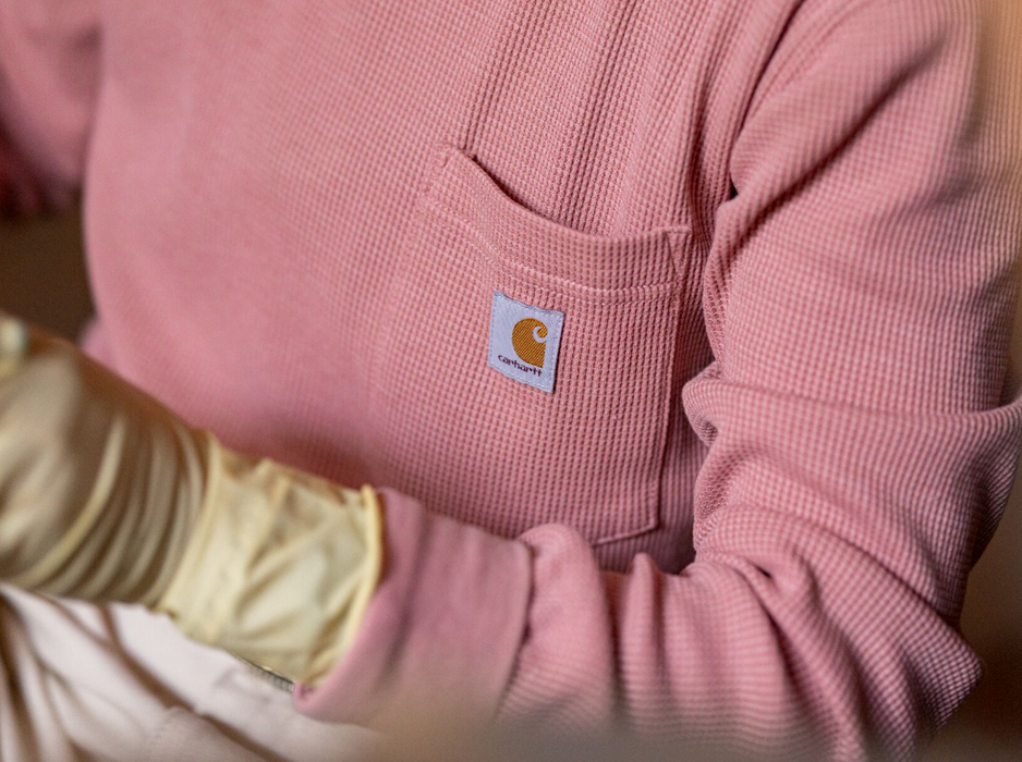 Carhartt Women's Loose-Fit Waffle Knit Long-Sleeve T-Shirt - 107745
