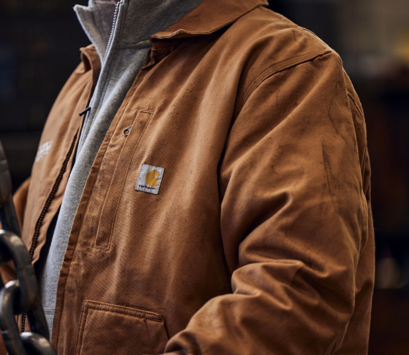 Carhartt Men's Washed Duck Ridge Coat - Lined Field Jacket