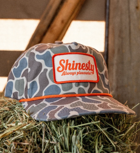 Shinesty "The Always Pleasurin'" Camo 5 Panel Canvas Hat