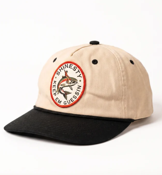 The Rowdy Angler Fish Cowboy 5-Panel Canvas Hat