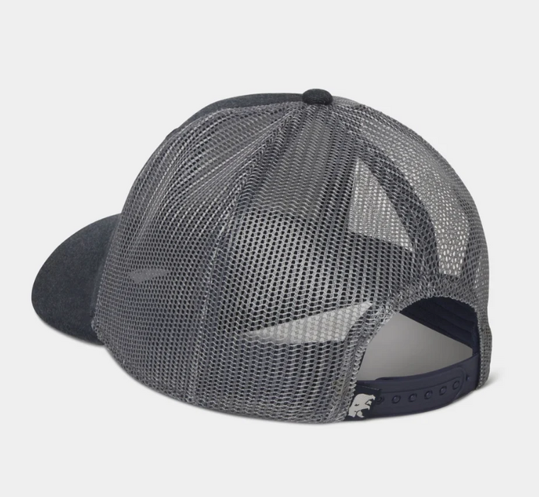 Leather Patch Dano Hat - Charcoal